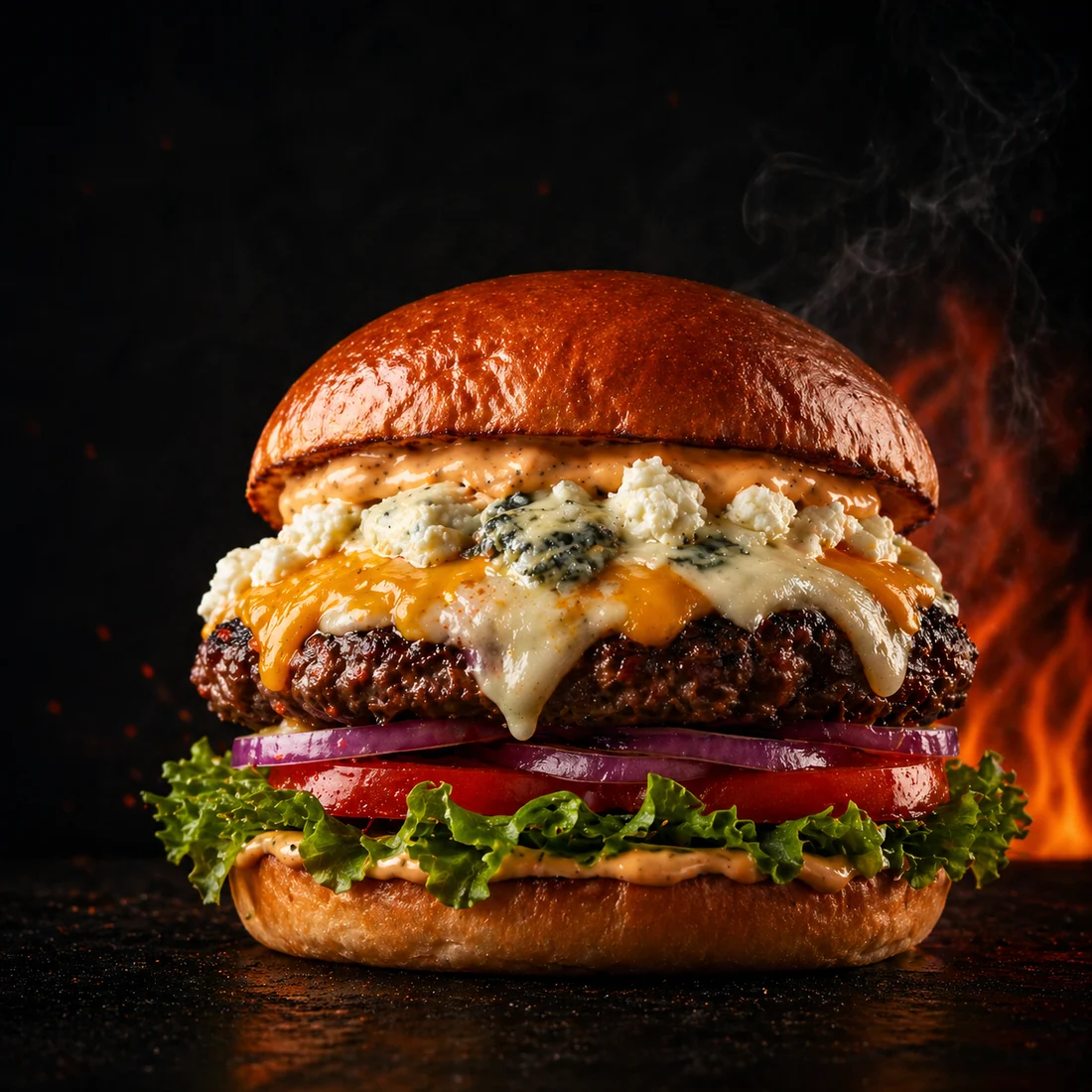 Four Cheese Burger